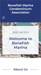 Mobile Screenshot of bonefishmarina.com